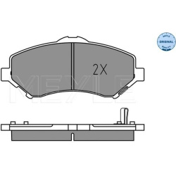  stabdžių trinkelių rinkinys, diskinis stabdys <small>MEYLE-ORIGINAL: True to OE.</small>