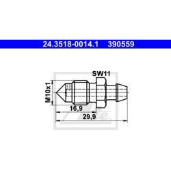  alsuoklio varžtas / vožtuvas