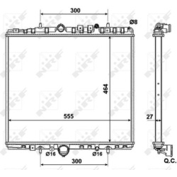  radiatorius, variklio aušinimas <small>EASY FIT</small>