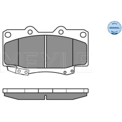  stabdžių trinkelių rinkinys, diskinis stabdys <small>MEYLE-ORIGINAL: True to OE.</small>