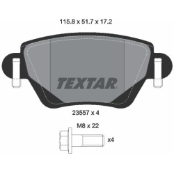  stabdžių trinkelių rinkinys, diskinis stabdys <small>Q+</small>