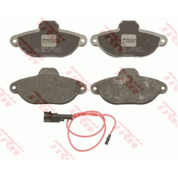  stabdžių trinkelių rinkinys, diskinis stabdys <small>COTEC</small>