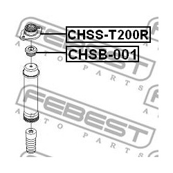  tarpiklio įvorė, amortizatorius