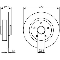  stabdžių diskas (1vnt)