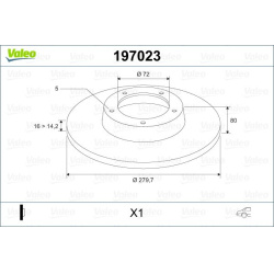 stabdžių diskas (1vnt)