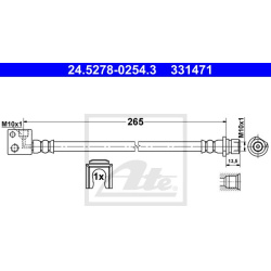  stabdžių žarnelė