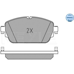  stabdžių trinkelių rinkinys, diskinis stabdys <small>MEYLE-ORIGINAL: True to OE.</small>