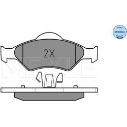  stabdžių trinkelių rinkinys, diskinis stabdys <small>MEYLE-ORIGINAL: True to OE.</small>