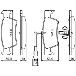  stabdžių trinkelių rinkinys, diskinis stabdys
