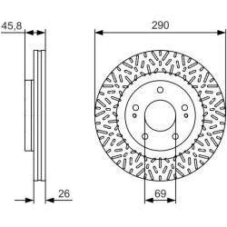  stabdžių diskas (1vnt)