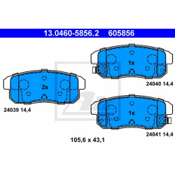 stabdžių trinkelių rinkinys, diskinis stabdys  stabdžių trinkelių rinkinys, diskinis stabdys