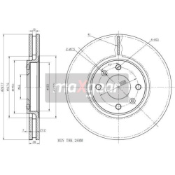  stabdžių diskas (1vnt)