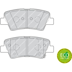  stabdžių trinkelių rinkinys, diskinis stabdys <small>PREMIER ECO FRICTION</small>