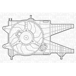  ventiliatorius, radiatoriaus