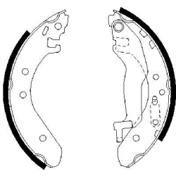  stabdžių trinkelių komplektas