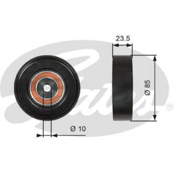 kreipiantysis skriemulys, V formos rumbuotas diržas  kreipiantysis skriemulys, V formos rumbuotas diržas