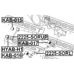  valdymo svirties/išilginių svirčių įvorė