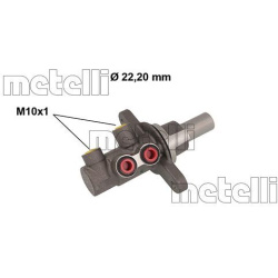  pagrindinis cilindras, stabdžiai