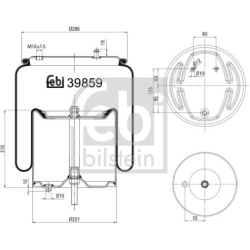  dėklas, pneumatinė pakaba