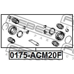  remonto komplektas, stabdžių apkaba