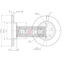  stabdžių diskas (1vnt)
