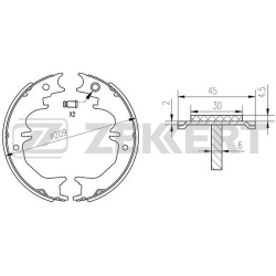  stabdžių trinkelių komplektas