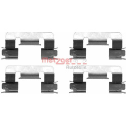  priedų komplektas, diskinių stabdžių trinkelės