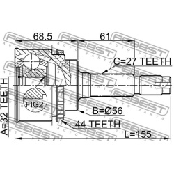 jungčių komplektas, kardaninis velenas  jungčių komplektas, kardaninis velenas