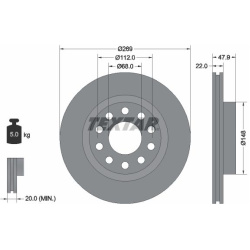  stabdžių diskas (1vnt) <small>PRO</small>