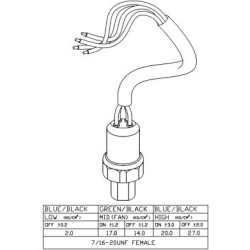  slėgio jungiklis, oro kondicionavimas
