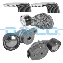  V formos rumbuotas diržas, komplektas