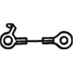  laikiklis, išmetimo sistema