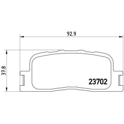  stabdžių trinkelių rinkinys, diskinis stabdys <small>PRIME LINE</small>