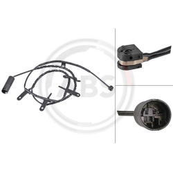  įspėjimo kontaktas, stabdžių trinkelių susidėvėjimas