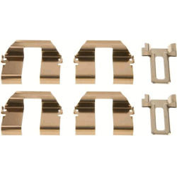  priedų komplektas, diskinių stabdžių trinkelės