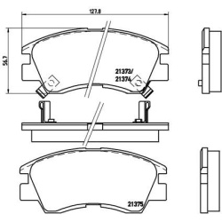  stabdžių trinkelių rinkinys, diskinis stabdys <small>PRIME LINE</small>