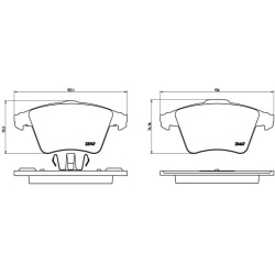  stabdžių trinkelių rinkinys, diskinis stabdys <small>PRIME LINE</small>