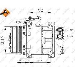  kompresorius, oro kondicionierius <small>EASY FIT</small>