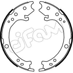  stabdžių trinkelių komplektas, stovėjimo stabdis