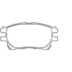  stabdžių trinkelių rinkinys, diskinis stabdys