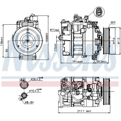  kompresorius, oro kondicionierius <small>** FIRST FIT **</small>