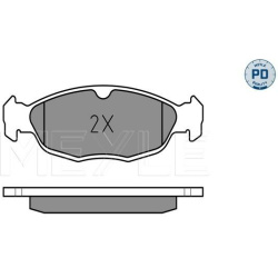 stabdžių trinkelių rinkinys, diskinis stabdys <small>MEYLE-PD: Advanced performance and design.</small>