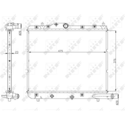  radiatorius, variklio aušinimas