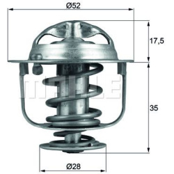  termostatas, aušinimo skystis <small>BEHR</small>