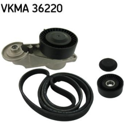  V formos rumbuotas diržas, komplektas