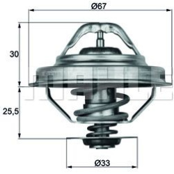  termostatas, aušinimo skystis <small>BEHR</small>