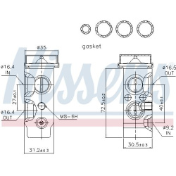 išsiplėtimo vožtuvas, oro kondicionavimas <small>** FIRST FIT **</small>  išsiplėtimo vožtuvas, oro kondicionavimas <small>** FIRST FIT **</small>