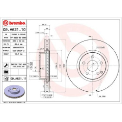  stabdžių diskas (1vnt) <small>PRIME LINE - UV Coated</small>