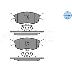  stabdžių trinkelių rinkinys, diskinis stabdys <small>MEYLE-ORIGINAL: True to OE.</small>