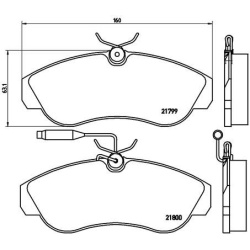  stabdžių trinkelių rinkinys, diskinis stabdys <small>PRIME LINE</small>